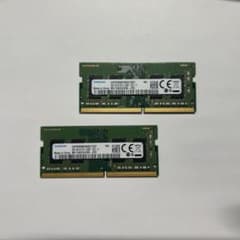 ノート用メモリ8GB（4GB×2枚） Samsung DDR4 2400MHzのサムネイル