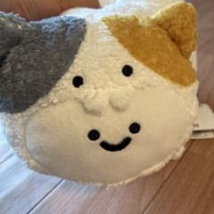 문구와 함께 고양이 가득 봉제 인형 BIG
