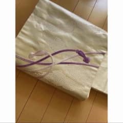 名古屋帯 オフホワイト 菱文様のサムネイル