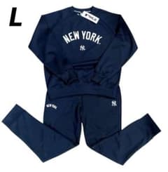 MLB ヤンキース　トレーナー　長袖　スウェット パンツ　上下セット　Lサイズ