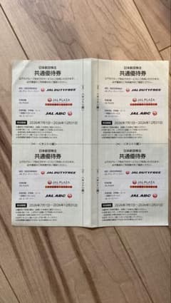 日本航空　共通優待券 - 2