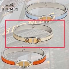 HERMES エルメス ミニクリック ブレスレット クリーム - メルカリ