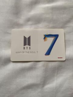 BTS マップオブザソウル7 タワレコ限定特典 ICカードステッカーのサムネイル