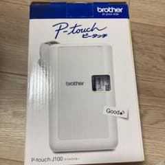 ブラザー　ピータッチ　J100 ラベルライター　テープ付きのサムネイル