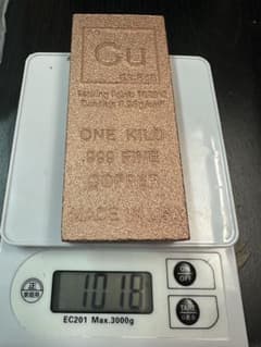 1キロ 999ファイン銅バー 純銅インゴットMADE IN USA - メルカリ