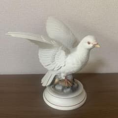 ハト　置物　鳩　陶磁器　日本製　White Dove by Andrea 現状品 ハト 置物 鳩 陶磁器 日本製 White Dove by Andrea 現状品 - メルカリ