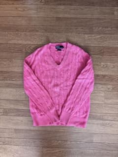 Polo by Ralph Lauren ピンク Vネック セーターのサムネイル