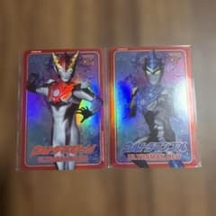 香港限定 ウルトラマンロッソ ウルトラマンブル ホロカード 2枚セットのサムネイル