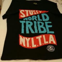 Stussy ブラックTシャツMのサムネイル