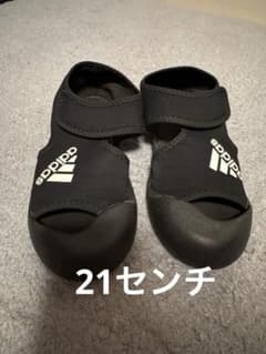 adidas アディダス キッズ サンダル 21センチ　水陸両用 ブラックのサムネイル