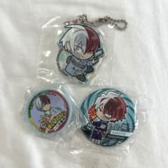 僕のヒーローアカデミア 轟焦凍 ショート 缶バッジ アクリル