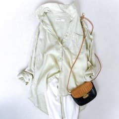 美品 バビロン リネンシャツ 長袖 麻100% - メルカリ