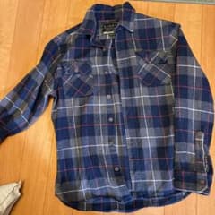 JACHS NEW YORK ネルシャツ Mサイズ ネイビーのサムネイル