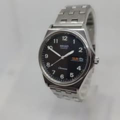 稼働 SEIKO セイコー 8123-6120 クロノス クォーツ メンズ腕時計 