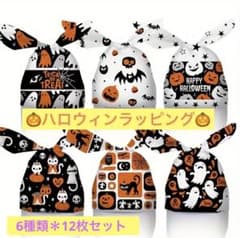 ハロウィン 巾着 ラッピング ギフトバッグ リボンのサムネイル