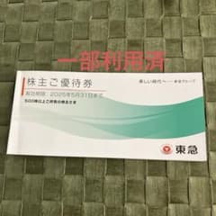 東急電鉄株主優待券セット（飲食・買物）のサムネイル