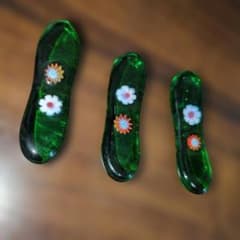 3個セット ベネチアンガラス ミルフィオリ 箸置き - メルカリ