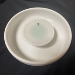未使用　廃盤品　白山陶器　白磁 灰皿 森正洋のサムネイル