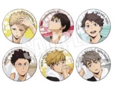 メルカリ最安！ハイキュー【極楽湯 缶バッジお風呂ver. 2弾6個セット