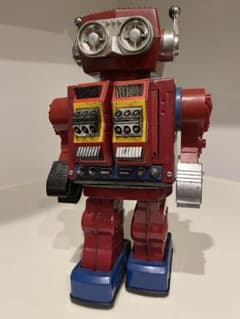 【当時物】堀川玩具 ニュー火星大王 ブリキ 昭和レトロ SH 赤 当時物】堀川玩具 ニュー火星大王 ブリキ 昭和レトロ SH 赤 - メルカリ