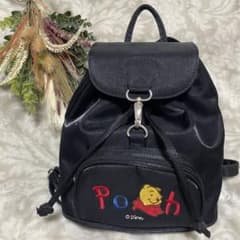 くまのプーさん リュック ヴィンテージ レトロ 巾着 美品 刺繍 