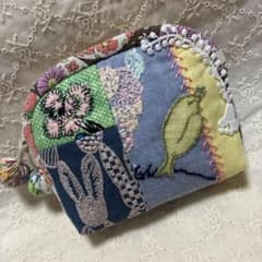m*☆様 ハンドメイド☆パッチワークポーチ ミナペルホネン - メルカリ
