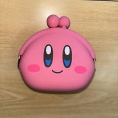 星のカービィ がま口 財布 ポーチ コインケース かわいい ピンク人気 丸いのサムネイル