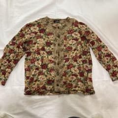 トリココムデギャルソン　花柄　カーディガンのサムネイル
