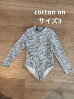 Cotton On 女の子用 長袖ラッシュガード 水着 花柄のサムネイル