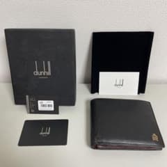 Dunhill 二つ折り財布 L2S832A 黒のサムネイル