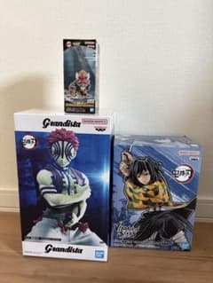 猗窩座　義勇　半天狗　鬼滅の刃フィギュア　３点まとめ売り