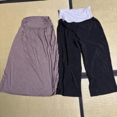 マタニティパンツ　スカート　3点セットのサムネイル
