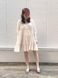 merry jenny ワッシャーティアードミニワンピース　チコのサムネイル