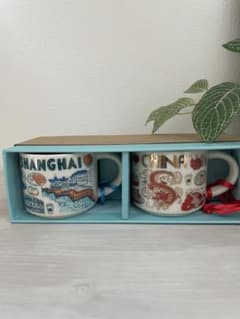 Starbucks 上海 中国 オーナメントマグ2個セット - メルカリ