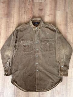 【 Polo by Ralph Lauren 】コーデュロイシャツ L茶のサムネイル