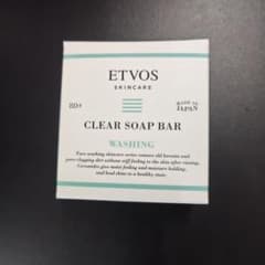ETVOS CLEAR SOAP BAR 80g 洗顔用石鹸　エトヴォスのサムネイル