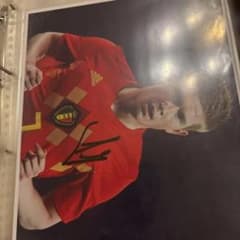KevinDe Bruyne デ・ブライネ直筆サイン入り写真 証明書付きベルギー KevinDe Bruyne デ・ブライネ直筆サイン入り写真 証明書付きベルギー