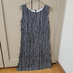 marimekko ノースリーブワンピース ストライプのサムネイル