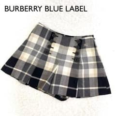 Y2K バーバリーブルーレーベル チェック キュロット パンツ ミニ