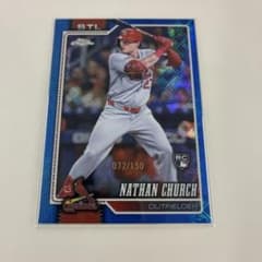 2026 Topps Chrome ネイサン・チャーチ RC 072/150のサムネイル