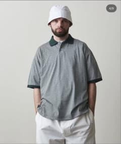 Steven Alan 【SUVIN BORDER】ポロシャツ ボーダーのサムネイル