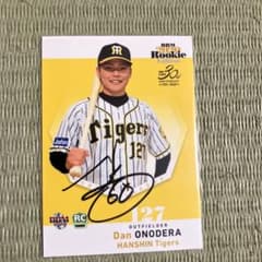 BBM 2020 阪神タイガース 小野寺暖 直筆サインカードのサムネイル