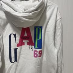 GAP ホワイト フード付きパーカー Mのサムネイル