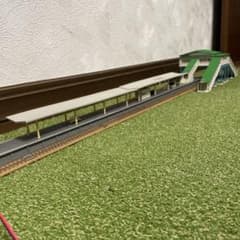 メ*ィ様 高架式鉄道模型 駅舎 Nゲージのサムネイル