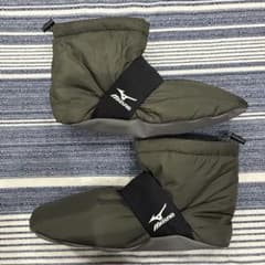 MIZUNO 防寒ルームシューズ　25-27 カーキのサムネイル
