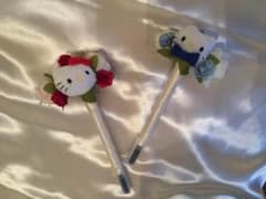 キティ＆ダニエル オブジェセット(みゅうみゅう様)のサムネイル