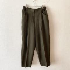 ☆[P.am] Tapered pants slacks with tuck waist side elastic 78