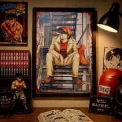 あしたのジョー』矢吹丈 限定品！コレクター必見の額付きポスター