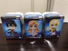 SAO ちびきゅんキャラ 3体セット ソードアートオンラインのサムネイル