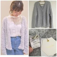 mystic♡ ポコシャギー2wayショートカーディガンのサムネイル